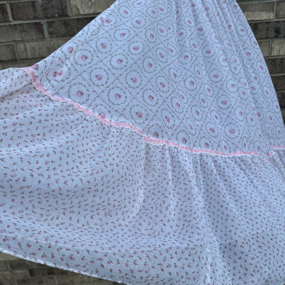 Vintage 70’s Jodi T of California Cottage Core Prairie Dress - Picture 13 of 15